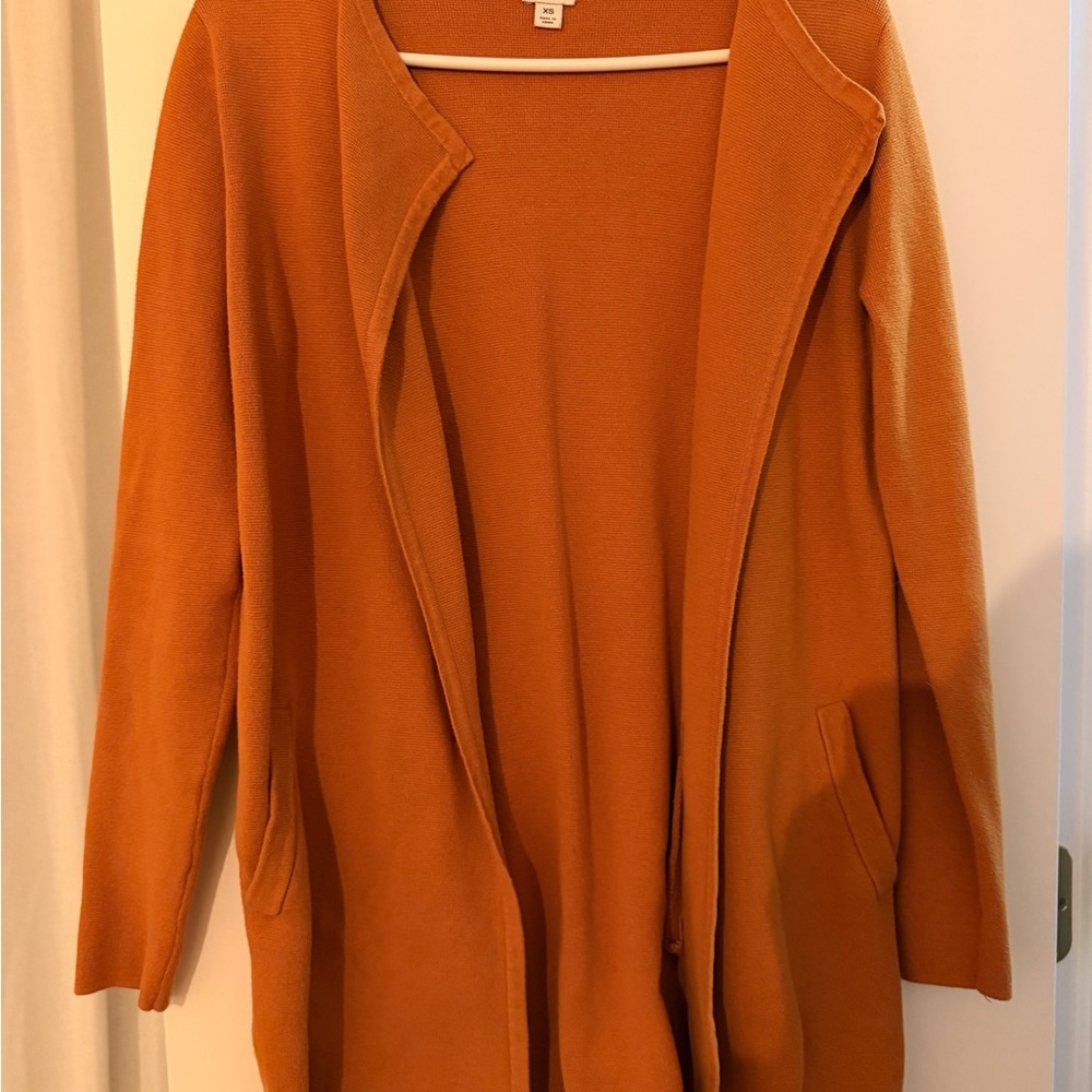 J. Crew Women's Orange Cardigan Sweater